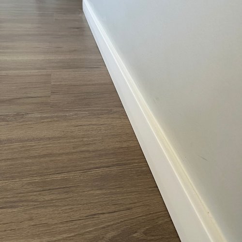 Rodapé Poliestireno Liso Branco 10cm Br 2,40m - Arquitech 50010