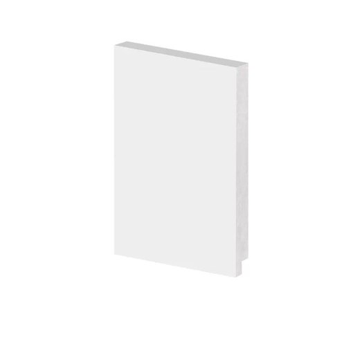 Rodapé Poliestireno Liso Branco 50012 - 120 X 13mm Br 2,40m