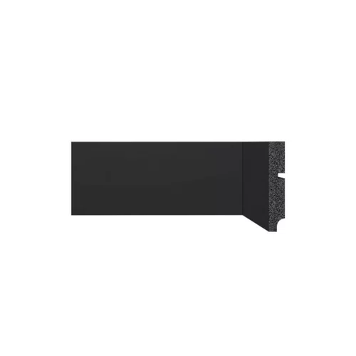 Rodapé Poliestireno Santa Luzia 3547 Preto Liso 150mm Br 2,40m