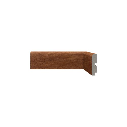 Rodapé Poliestireno Santa Luzia 446 Liso Castanho Escuro 07cm Br 2,40m