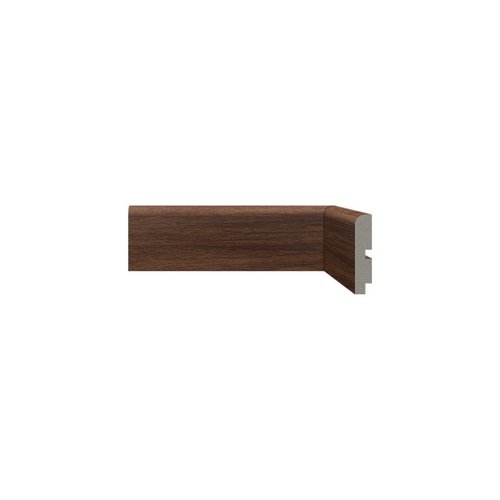 Rodapé Poliestireno Santa Luzia 446 Liso Imbuia 07cm Br 2,40m