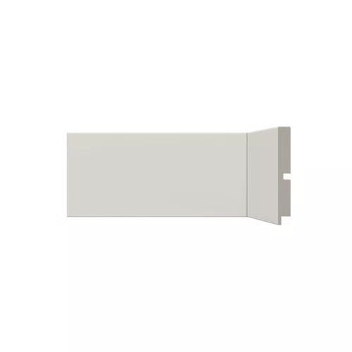 Rodapé Poliestireno Santa Luzia 454 Liso Fendi 100 X 13mm Br 2,40m