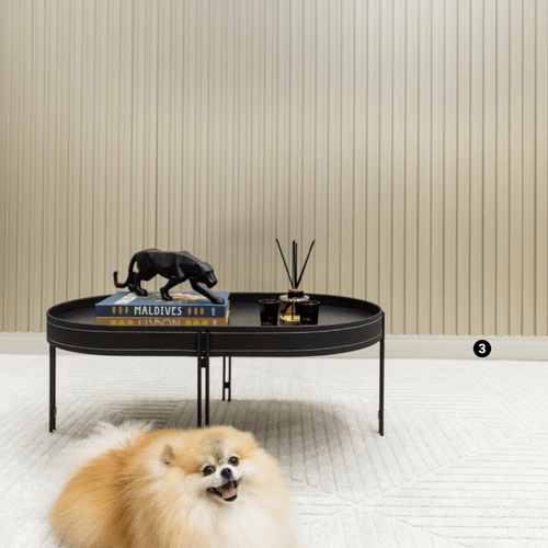 Rodapé Poliestireno Santa Luzia 457 Frisado Fendi 10cm Br 2,40m