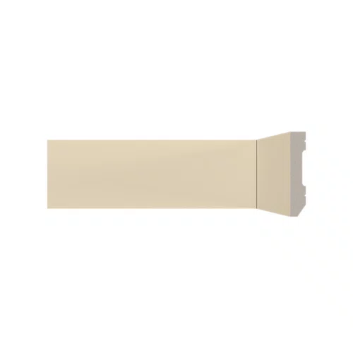 Rodapé Poliestireno Santa Luzia 560 Beige Liso 7 X 13cm Br 2,40m