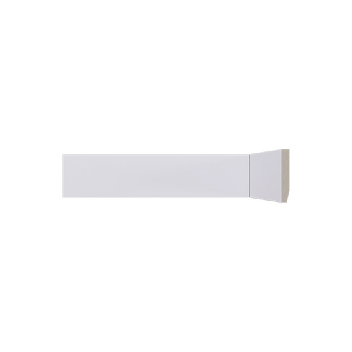 Rodapé Poliestireno Santa Luzia LEV51 Branco Liso 05cm Br 2,40m