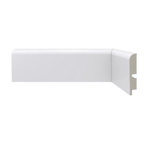 Rodapé Poliestireno Santa Luzia 446 Liso 70 X 15mm Br 2,40m