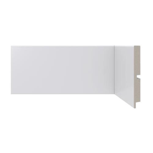 Rodapé Poliestireno Santa Luzia 454 Liso 100 X 13mm Br 2,40m