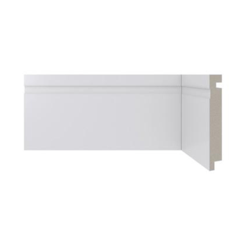 Rodapé Poliestireno Santa Luzia 457 Frisado 100 X 16mm Br 2,40m