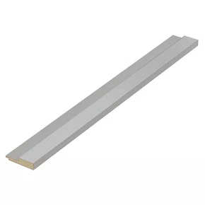 Acabamento Ripado Eucatex Macho RU Cinza Supremo - Br 2,70m