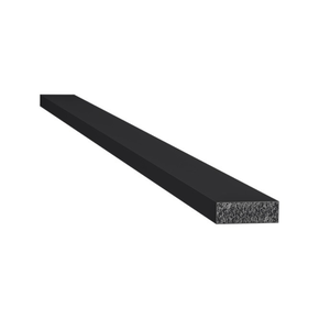 Filete Preto de Poliestireno c/ duas unidades 2,80m - 23,5 x 8mm