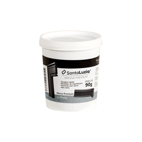 Massa Flex Cor Preto Pote 90g