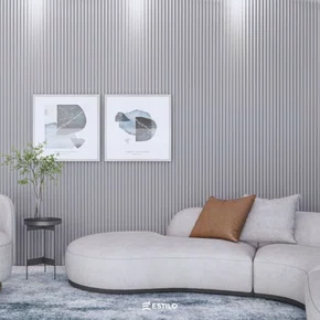 Painel Gizé 144 Santa Luzia Br 14cm - Cinza Glacial