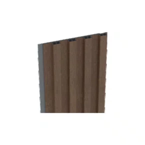 Painel Ripado Externo Arquitech Crossout Shield Walnut – Br 3,20m