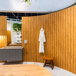 Painel Ubá Santa Luzia em Poliestireno Barra 2,80m - Freijo