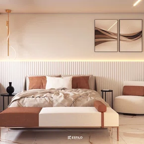 Painel Waves 155 Santa Luzia Br 15cm - Branco