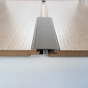 Perfil Alumínio T Junção Champanhe