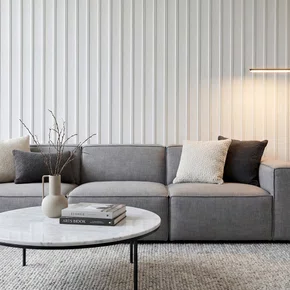 Régua Painel Ubá de Poliestireno 10 x 1,6 x 280cm Br 0,28m² - Branco