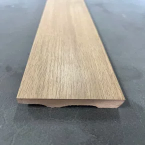 Rodapé Border 8 x 1,8 cm Smart Carvalho Everest 0314 Br 2,40m