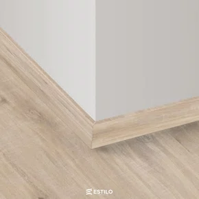 Rodapé Border 8 x 1,8 cm Smart Carvalho Natural Havana 01656 Br 2,40m