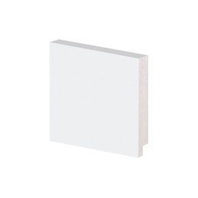 Rodapé Poliestireno Liso Slim Branco 50907 - 70 x 10mm Br 2,40m