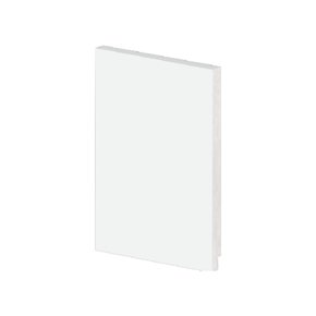 Rodapé Poliestireno Liso Slim Branco 50915 - 150 x 10mm Br 2,40m