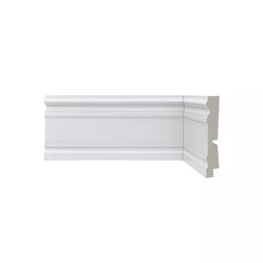 Rodapé Poliestireno Santa Luzia 444 Branco 0,96 X 20mm 2,40m