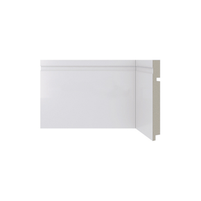 Rodapé Poliestireno Santa Luzia 480 Branco Frisado 15cm Br 2,40m