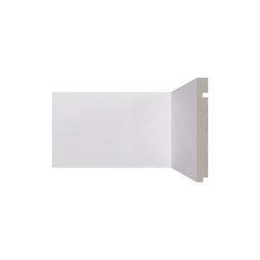 Rodapé Poliestireno Santa Luzia 496 Branco Liso 15cm Br 2,40m