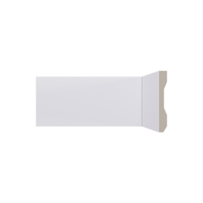 Rodapé Poliestireno Santa Luzia LEV101 Branco Liso 10cm Br 2,40m