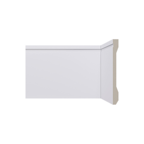 Rodapé Poliestireno Santa Luzia LEV152 Branco Frisado 15cm Br 2,40m