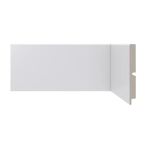 Rodapé Poliestireno Santa Luzia 454 Liso 100 X 13mm Br 2,40m
