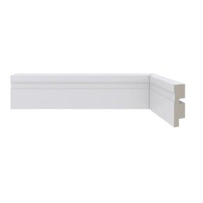 Rodapé Poliestireno Santa Luzia 455 Frisado 50 X 16mm Br 2,40m