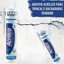 Adesivo Selador de Trincas Tekbond 425g / 280ml Branco
