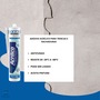 Adesivo Selador de Trincas Tekbond 425g / 280ml Branco
