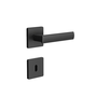 Fechadura 3F Roseta Quadrada Interna Preto Fosco 740I117PF