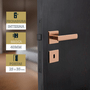 Fechadura 3F Roseta Quadrada Interna Rose 740I117RO