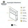 Guarnição Poliestireno Frisada Branco 07cm x 1,5cm Br 2,40m - Estilo Revestimentos