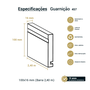 Guarnição Poliestireno Santa Luzia 457 100 x 16mm Br 2,40m