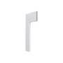 Guarnição Poliestireno Santa Luzia LEV51 Branco Liso 05cm Br 2,40m