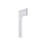Guarnição Poliestireno Santa Luzia LEV52 Branco Frisado 05cm Br 2,40m