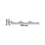 Painel Waves 155 Santa Luzia Cx 2,52m² - Fendi