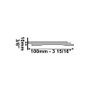 Lambri de poliestireno Santa Luzia 656 Branco  - Br 1,20m