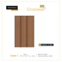 Painel Ripado Arquitech Poliestireno Crosswall Classic Br 2,80m - Cherry