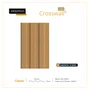 Painel Ripado Arquitech Poliestireno Crosswall Classic Br 2,80m - Teak