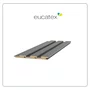 Painel Ripado Eucatex RU Cinza Supremo cx 6 und - BR 2,70m
