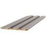 Painel Ripado Eucatex RU Fumê cx 6 und - BR 2,70m