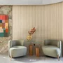 Painel Waves 155 Santa Luzia Br 15cm - Champanhe