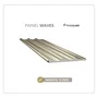 Painel Waves 155 Santa Luzia Br 15cm - Champanhe
