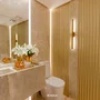 Painel Waves 155 Santa Luzia Br 15cm - Champanhe