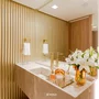 Painel Waves 155 Santa Luzia Br 15cm - Champanhe